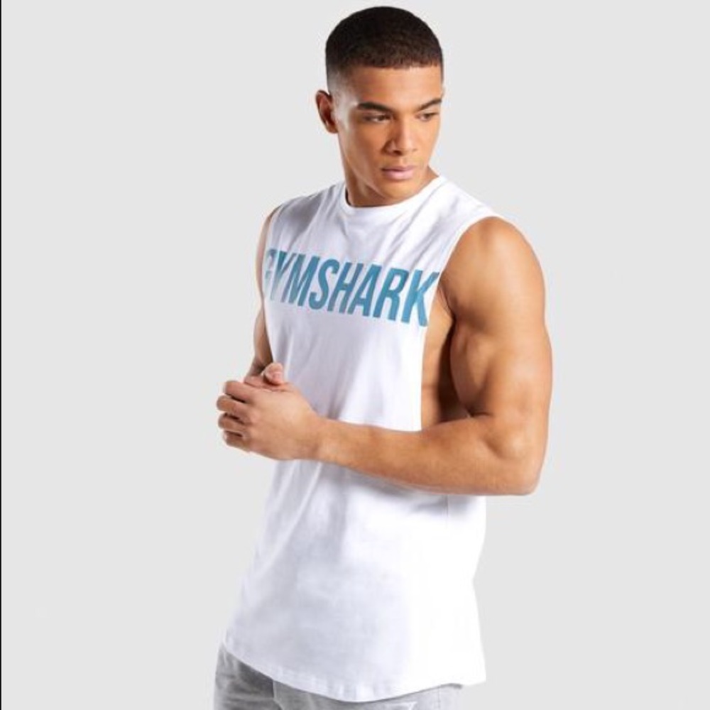 Gymshark drop armhole tank size small